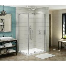 Maax 137857-900-084-000 - ModulR 48 x 36 x 78 in. 8mm Pivot Shower Door for Corner Installation with Clear glass in Chrome