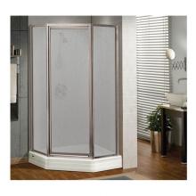 Maax 137901-970-084-000 - Silhouette Neo-angle 38 x 38 x 70 in. Pivot Shower Door for Corner Installation with Raindrop glas