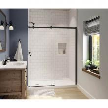 Maax 138993-900-173-000 - Luminescence 56 1/2-59 x 70 1/2-72 in. 6mm Sliding Shower Door for Alcove Installation with Clear