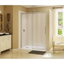 Maax 138997-900-305-000 - Halo 56 1/2-59 x 78 3/4 in. 8mm Sliding Shower Door for Alcove Installation with Clear glass in Br
