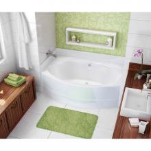 Maax 140112-003-019 - VO6042 5 FT 59.75 in. x 42 in. Alcove Bathtub with Whirlpool System Center Drain in Thunder Grey