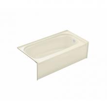 Maax 145008-L-000-004 - TOF-3060 59.75 in. x 29.875 in. Alcove Bathtub with Left Drain in Bone