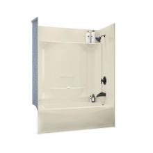 Maax 145012-L-003-004 - KDTS 59.875 in. x 32 in. x 79.25 in. 4-piece Tub Shower with Whirlpool Left Drain in Bone