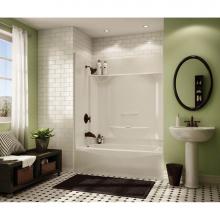 Maax 145013-L-000-002 - KDTS AFR 59.875 in. x 32 in. x 81.75 in. 4-piece Tub Shower with Left Drain in White