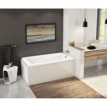 Maax 410025-L-000-001 - ModulR IF corner right (with armrests) 59.625 in. x 31.875 in. Corner Bathtub with Left Drain in W