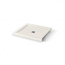 Maax 420001-543-007 - B3 Base 4832 Square Drain Stabili-T, Corner Right Biscuit