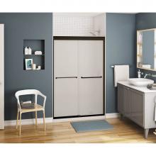 Maax 134563-978-172-000 - Kameleon 43-47 x 71 in. 6 mm Sliding Shower Door for Alcove Installation with Frosted glass in Dar