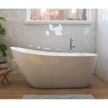 Maax 107531-000-001-000 - Soca 59 x 28 Acrylic Freestanding Slipper End Drain Bathtub in White