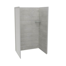 Maax 107459-304-516-000 - Utile 4832 Composite Direct-to-Stud Three-Piece Alcove Shower Wall Kit in Factory Rough Vapor