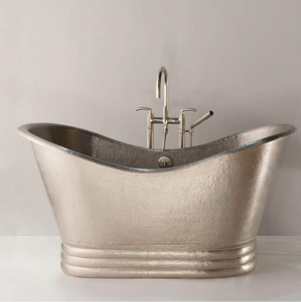 72'' Aurora Bathtub in Brushed Nickel