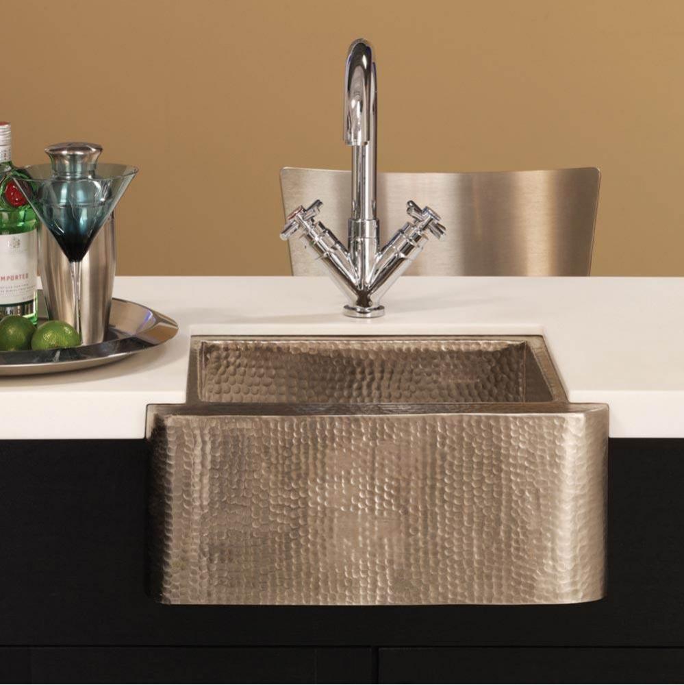 Cabana Bar and Prep Sink in Brushed Nickel