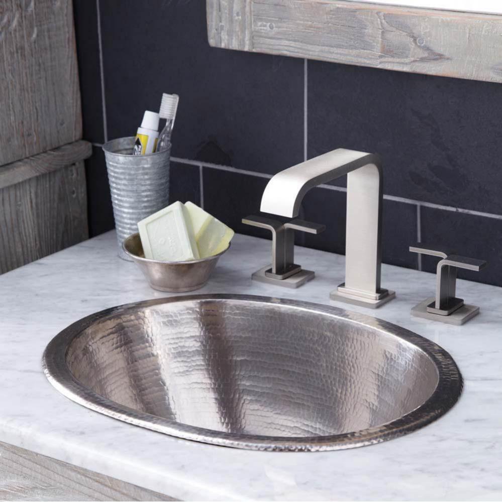 Cameo Bathroom Sink in Brushed Nickel