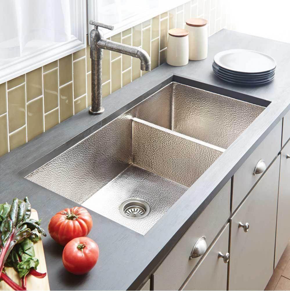 Cocina Duet Pro Kitchen SInk in Brushed Nickel