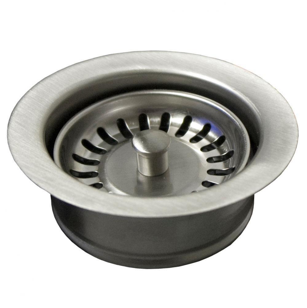 3.5'' Basket Strainer with Disposer Trim in Chrome