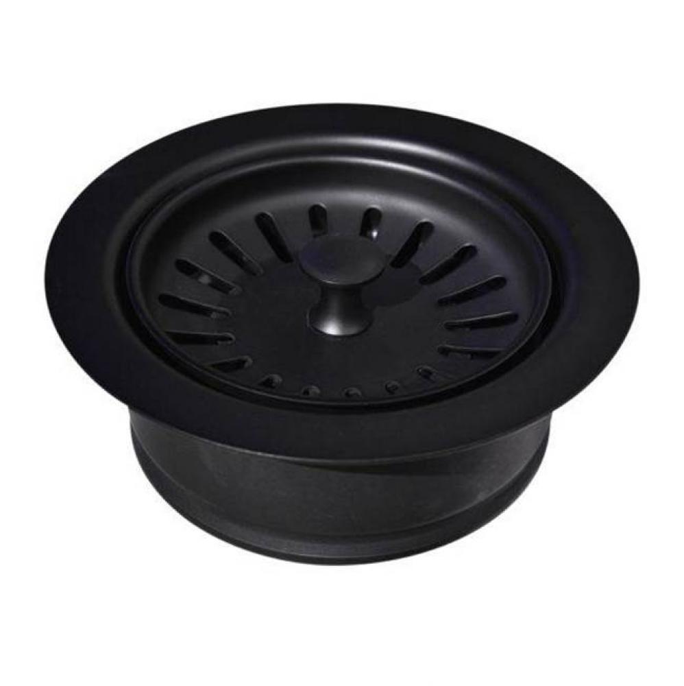 Disposer Trim w/Basket Strainer in Matte Black