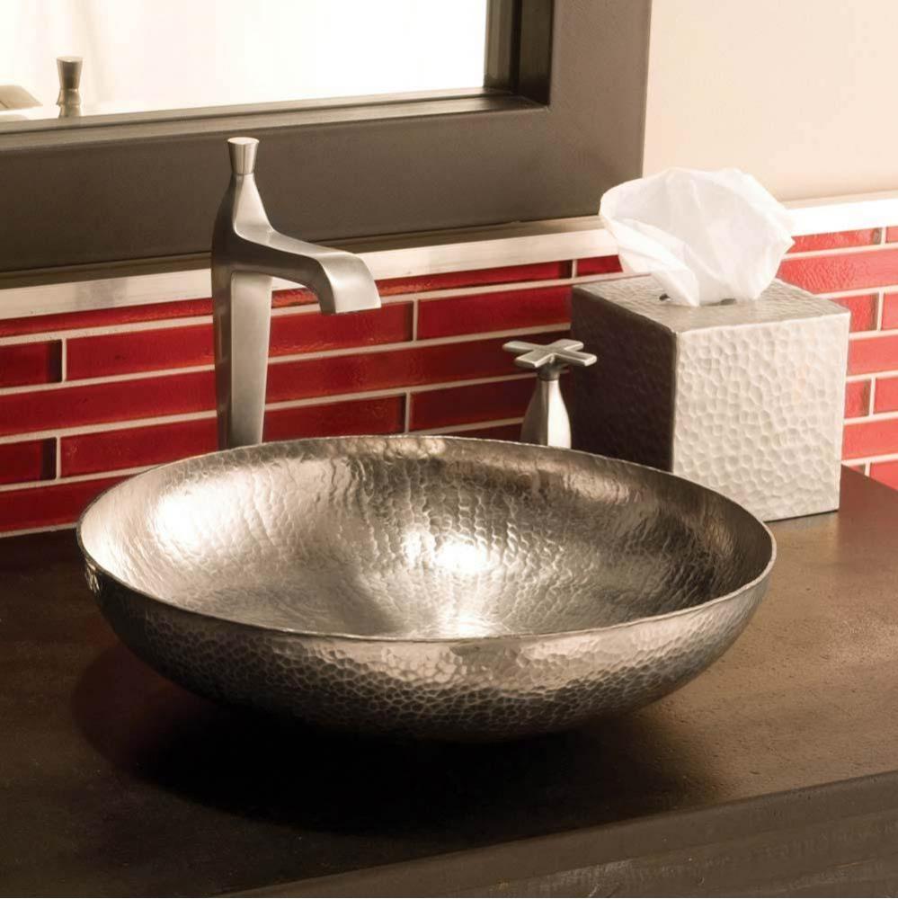 Maestro Sonata Petit Bathroom Sink in Brushed Nickel