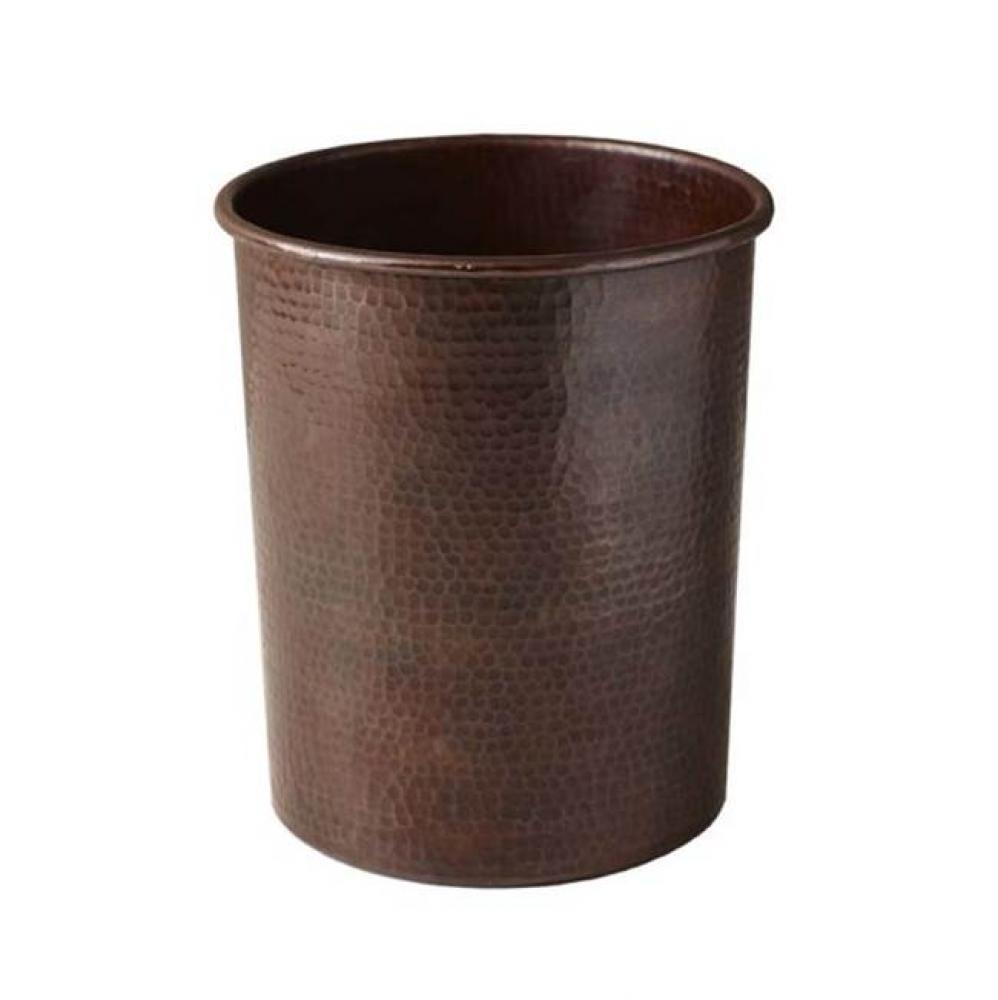 Copper Utensil Holder in Antique, Large