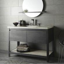 Native Trails VNO481-A-NSVNT48-A - 48'' Solace Vanity Base in Sunrise Oak with Palomar Vanity Top and Sink in Ash