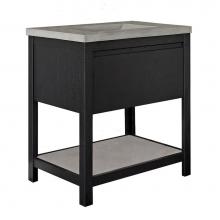 Native Trails VNO308 - 30'' Solace Vanity in Midnight Oak - Top sold separately