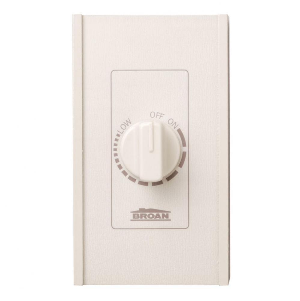 Electronic Variable Speed Control, 277V, 6A — Ivory. For models with ''C'' s