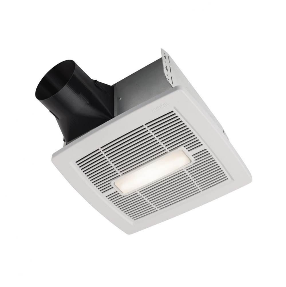 Humidity Sensing Bathroom Exhaust Fan w/ LED Light, ENERGY STAR®, 50-110 CFM