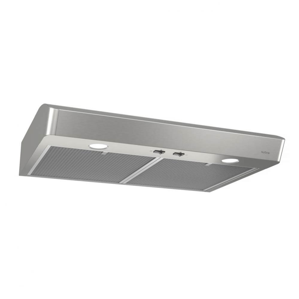 NuTone® 30-Inch Convertible Under-Cabinet Range Hood, Stainless Steel