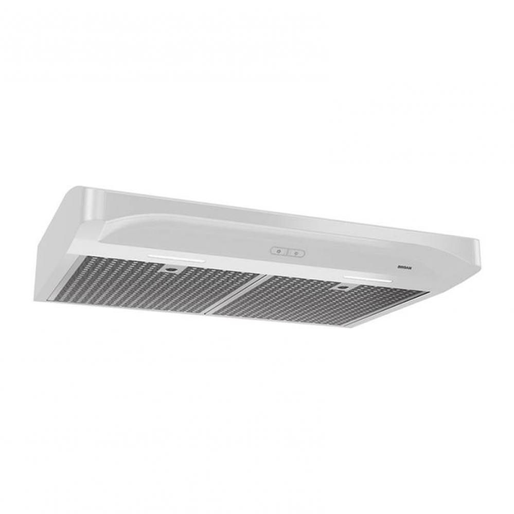 White-on-White Range Hood