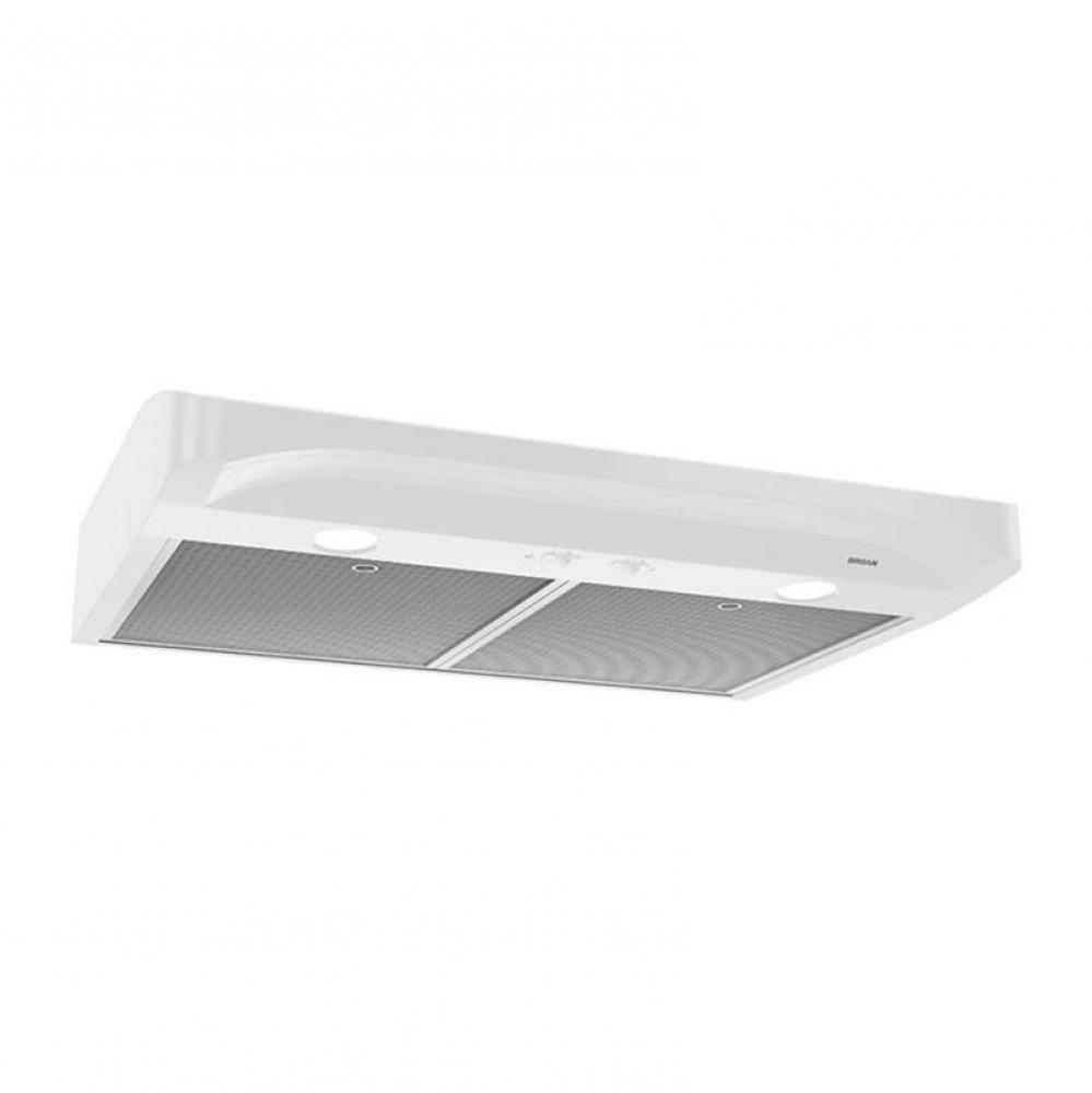 White-on-White Range Hood