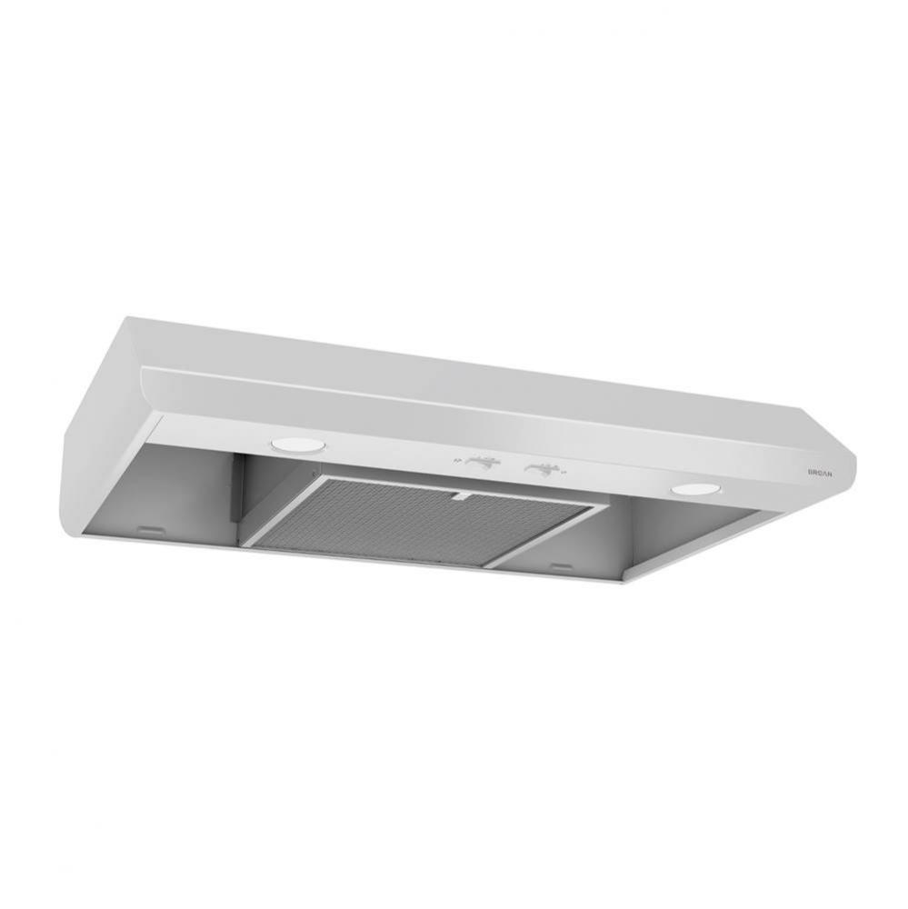 Sahale 30'' 250 cfm 1.5 Sones White Range Hood