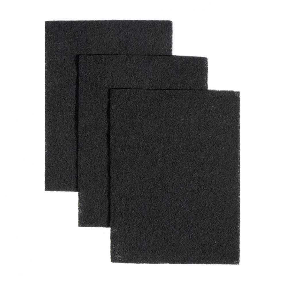 Replacement Charcoal Filters, 7-3/4'' x 10-1/2''