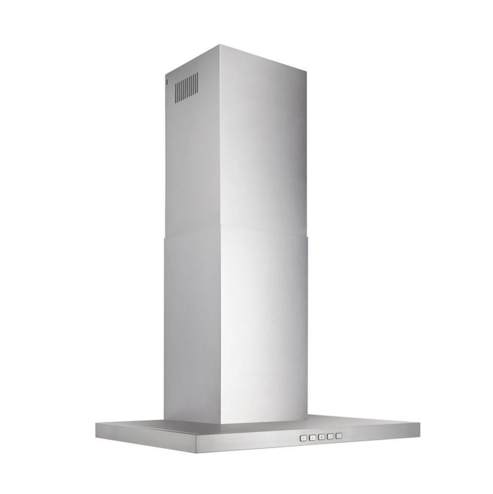 Broan 30'' Convertible Wall-Mount T-Style Chimney Range Hood, 450 MAX cfm, Stainless Ste
