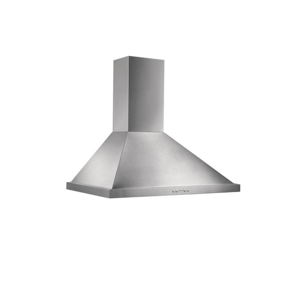 36'' 500 cfm Stainless Steel Range Hood Traditional Canopy, Electronic