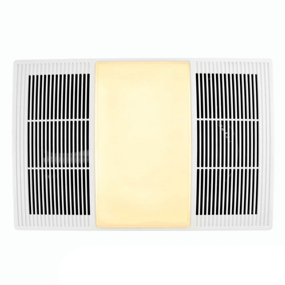 NuTone 70/80 cfm Heater Exhaust Cover Upgrade With Dimmable LED and Color Adjustable CCT Lighting