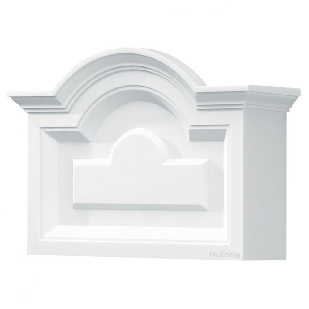 Decorative Wired Door Chime, 9-3/4'' w x 7'' h x 3'' d, in White