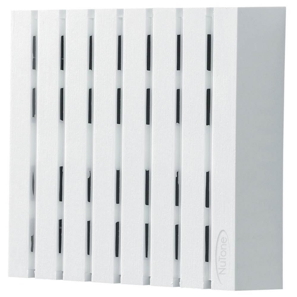Decorative Wired Door Chime, 7-7/8'' w x 8'' h x 2-1/2'' d, in White
