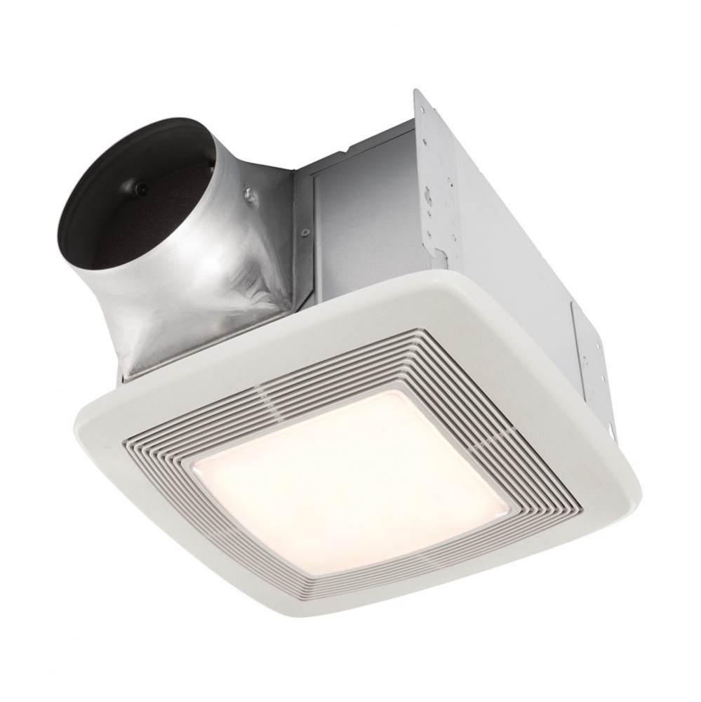 Broan QTXE Series 150 cfm Ventilation Fan Light, 36W Fluorescent Light, 4W nightlight, 1.4 Sones E