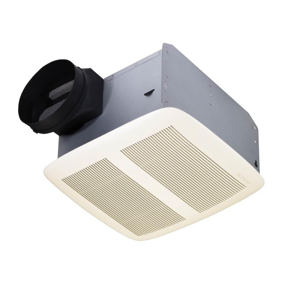 NuTone QTXE Series 110 cfm Ventilation Fan with White Grille, 0.7 Sones Energy Star Certified
