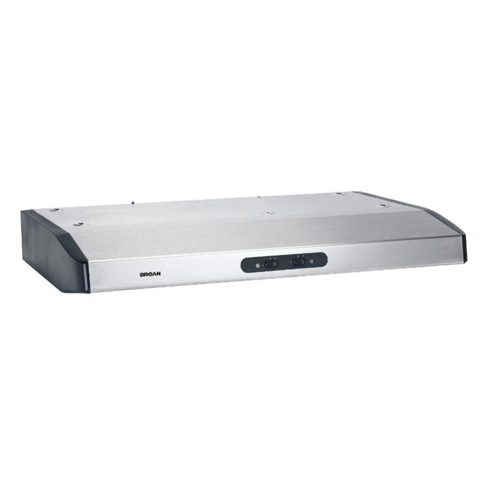 280 CFM 30-Inch Under-Cabinet Hood Stainless Steel