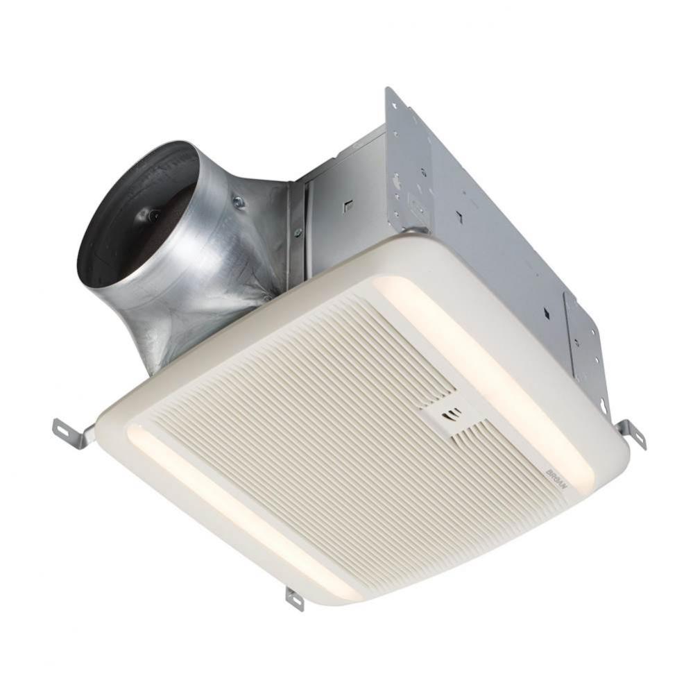 Broan QTDC™ Series 110-150 CFM Humidity Sensing Bathroom Exhaust Fan w/ LED, ENERGY STAR