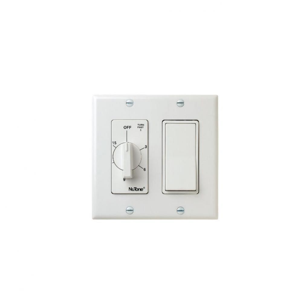 15 Min. Timer/1 On/Off Switch (White)