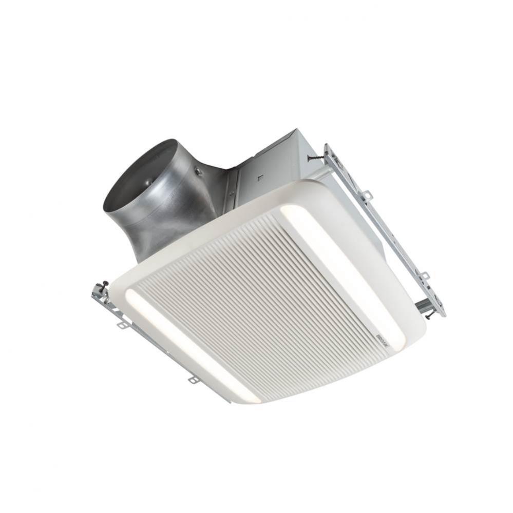 ULTRA GREEN XB Series 50 CFM Ceiling Bathroom Exhaust Fan with LED Light, ENERGY STAR® certif