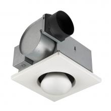 Broan Nutone 162 - Ceiling Bathroom Exhaust Fan / Infrared Heater, 70 CFM, 250-Watt
