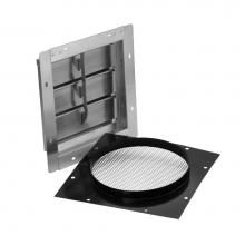 Broan Nutone 441 - Broan-NuTone® Wall Vent for 10'' Round Duct with Bird Screen, Louvered