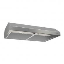 Broan Nutone BCSEK124SS - 24-Inch Convertible Under-Cabinet Range Hood, ENERGY STAR®, 300 Max Blower CFM, Stainless Ste