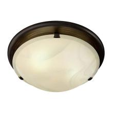 Broan Nutone 761RB - Decorative Oil-Rubbed Bronze Fan/Light with ivory alabaster glass, 80 CFM, 2.5 Sone