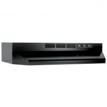 Broan Nutone 413623 - 36'' Ductless Under-Cabinet Range Hood with Light in Black