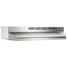 Broan Nutone 414204 - 42'' Ductless Under-Cabinet Range Hood with Light in Stainless Steel