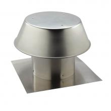 Broan Nutone 612CM - Roof Cap, For Flat Roof, Aluminum, Up to 12'' Round Duct