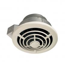 Broan Nutone 8210 - NuTone 210 cfm Ceiling Mount Utility Ventilation Fan with Vertical Discharge, 6.5 Sones