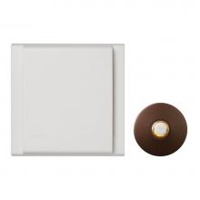 Broan Nutone BKL340LBR - Builder Kit, Line Voltage Chime with Lighted Oil-Rubbed Bronze Pushbutton
